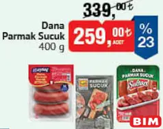 DANA PARMAK SUCUK 400 G fiyat ve kampanya bilgisi